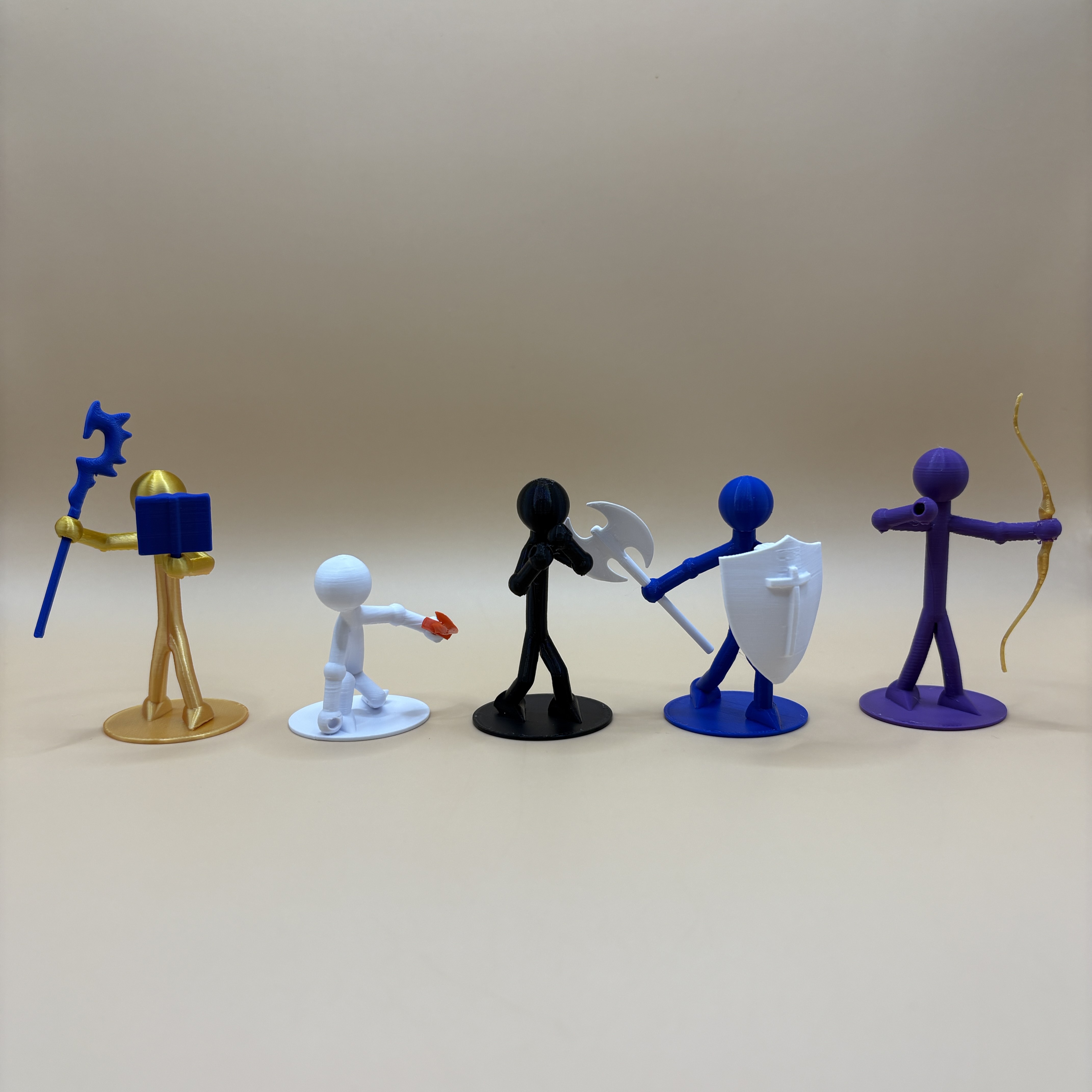 Mix & Match Set - 5x Figures & Weapons